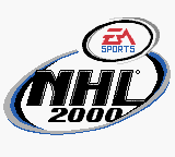 NHL 2000 title screen for GameBoy Color